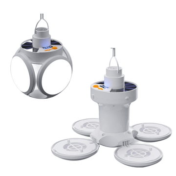 NotKraft™ LED Polygon Faltbare Lampe - Wasserdichte Camping Lampe - Notkraft