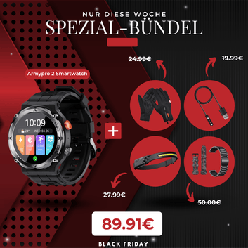 ArmyPro2™ Smartwatch Spezial-Bündel
