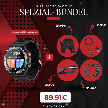 ArmyPro2™ Smartwatch Spezial-Bündel