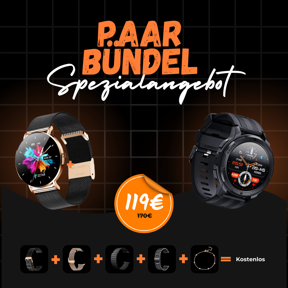 Paar - Bündel Smartwatch - Notkraft
