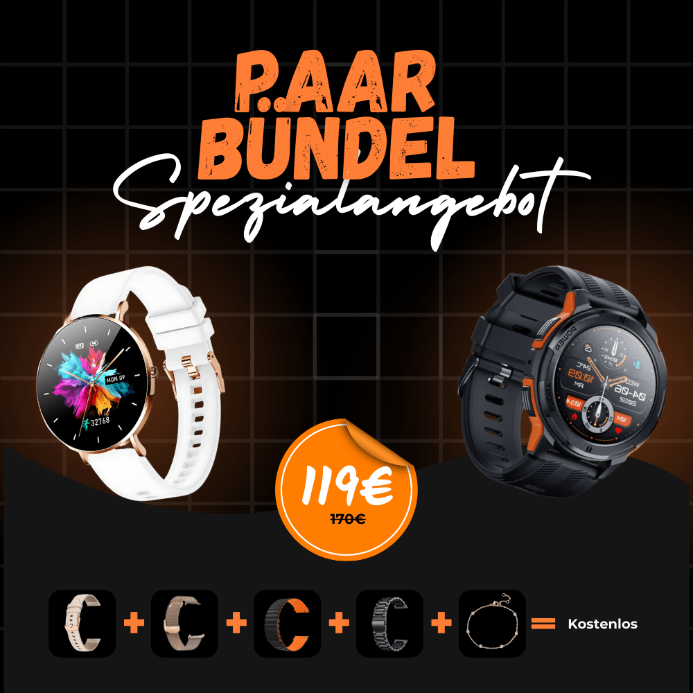 Paar - Bündel Smartwatch - Notkraft