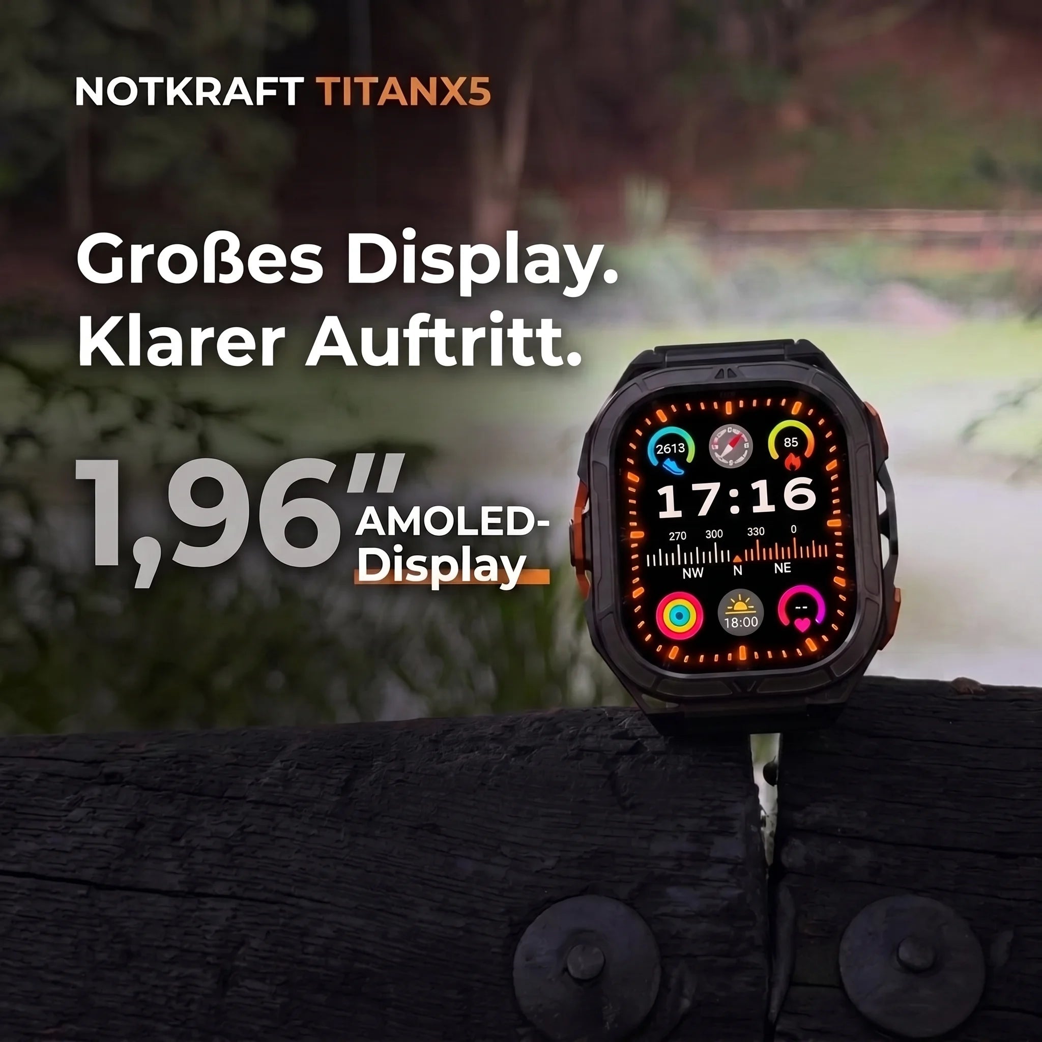 TitanX5™ Die unzerstörbare Smartwatch