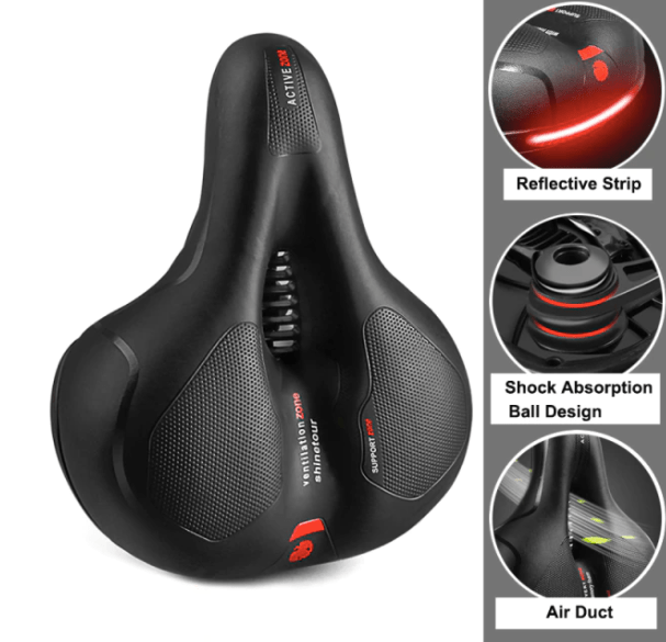 neuer fahrradsattel beweglich ActiveZone™ PRO Bequemer Fahrradsattel ActiveZone