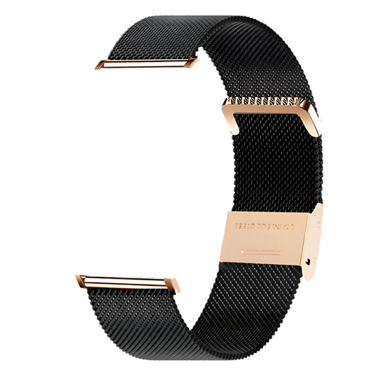 Schwarzes Luxusarmband für Ultradünn™ Smartwatch