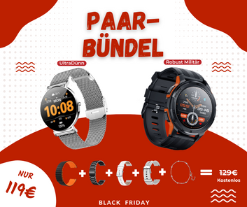 Paar-Bündel Smartwatch