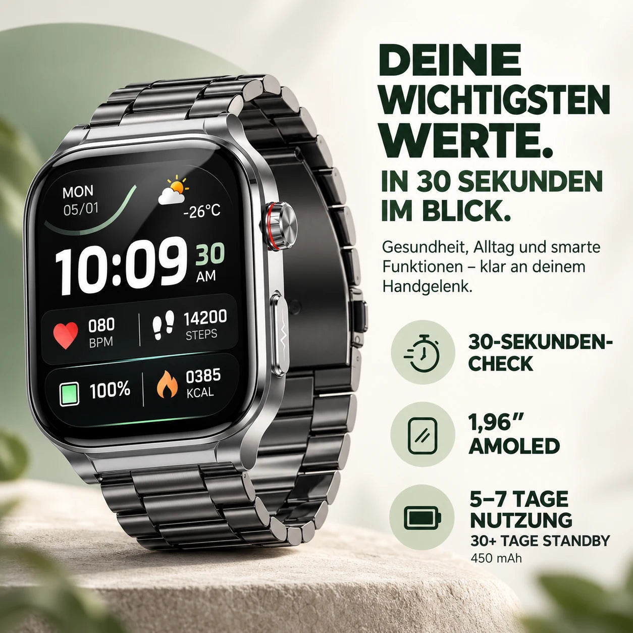 NOTKRAFT® Care Control Pro Smartwatch