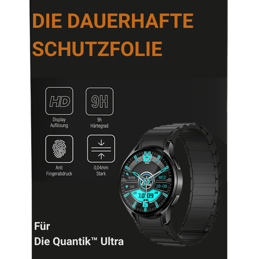 Die dauerhafte Schutzfolie Für die Quantik™ Ultra Smartwatch